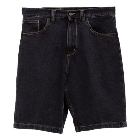 Carhartt Wip Brandon Short Black Stone Washed I031921 4064958579212 Front Degli Uberti